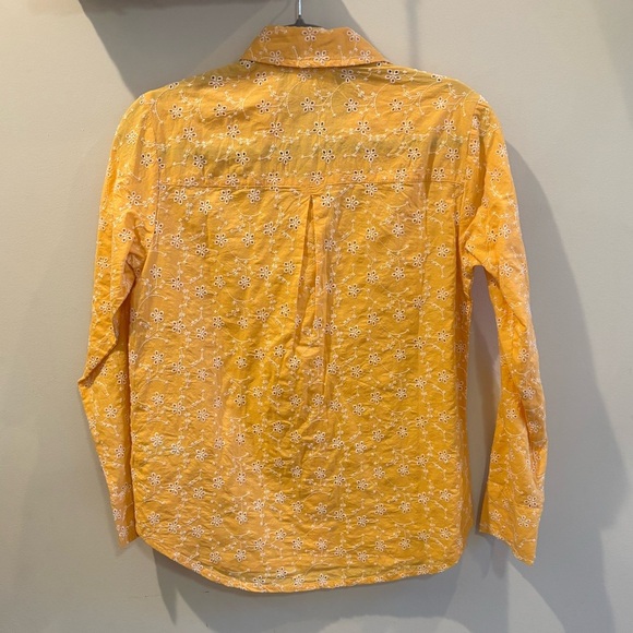 Candace Cameron Bure Yellow Floral Button-Up Shirt - Picture 4 of 5